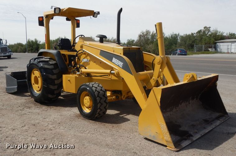 image for item DH2384 2000 John Deere 210LE  landscape tractor