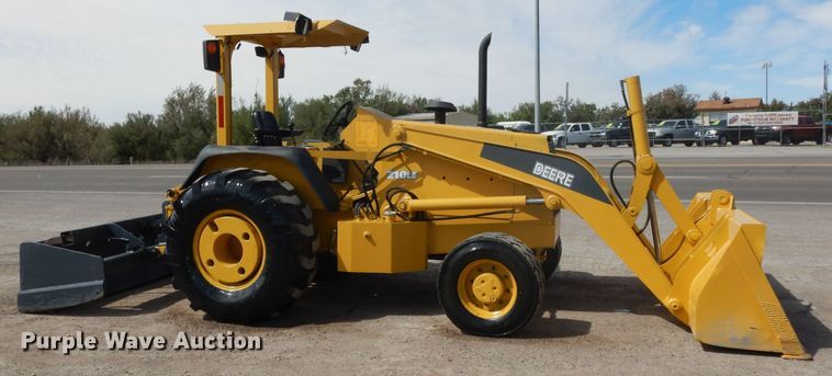 image for item DH2384 2000 John Deere 210LE  landscape tractor