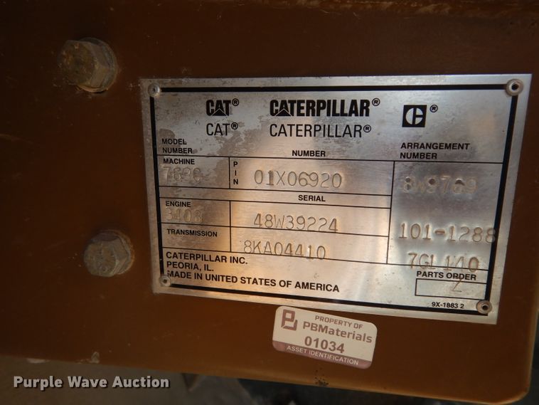 image for item DH2389 1995 Caterpillar 769C  off road haul truck