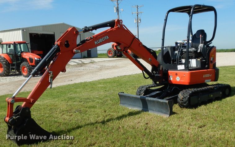 image for item DH2458 2013 Kubota U35-4 mini excavator