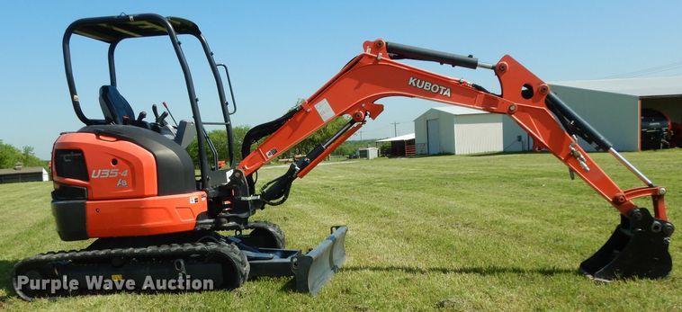image for item DH2458 2013 Kubota U35-4 mini excavator