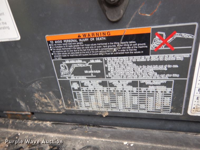 image for item DH2458 2013 Kubota U35-4 mini excavator