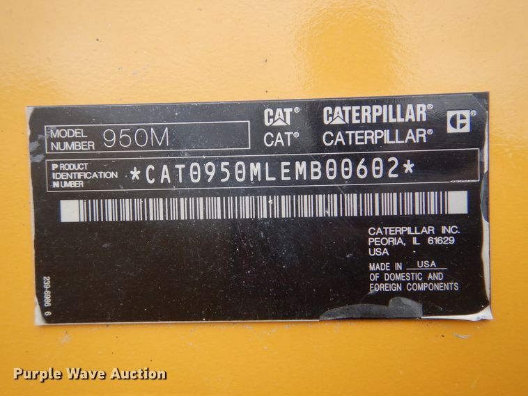 image for item DI2471 2015 Caterpillar 950M  wheel loader
