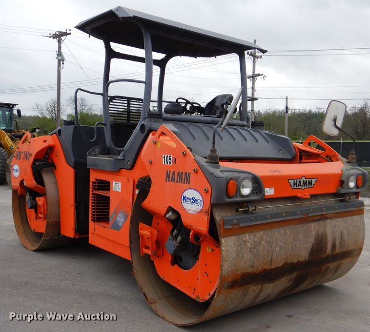 image for item DI2472 2010 Hamm HD140 double drum vibratory roller