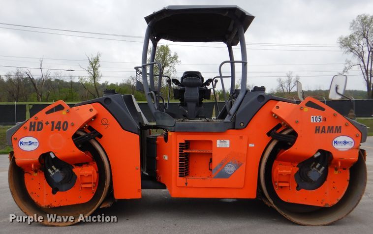 image for item DI2472 2010 Hamm HD140 double drum vibratory roller