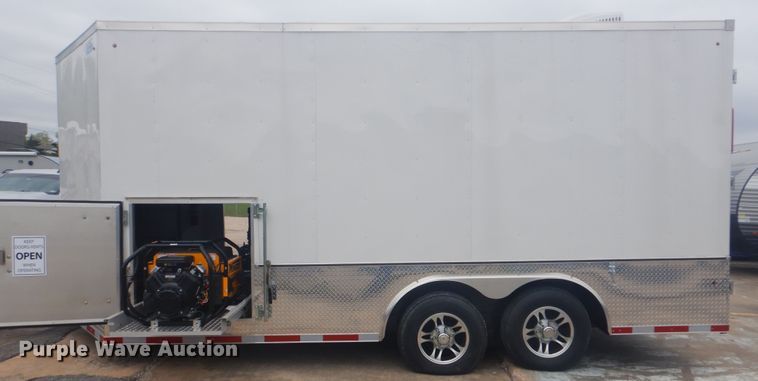 image for item DI2480 2018 Manley Metal Works spray foam trailer