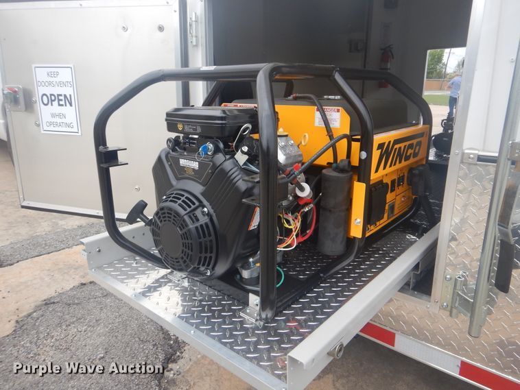 image for item DI2480 2018 Manley Metal Works spray foam trailer