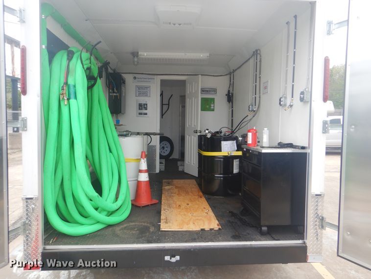 image for item DI2480 2018 Manley Metal Works spray foam trailer