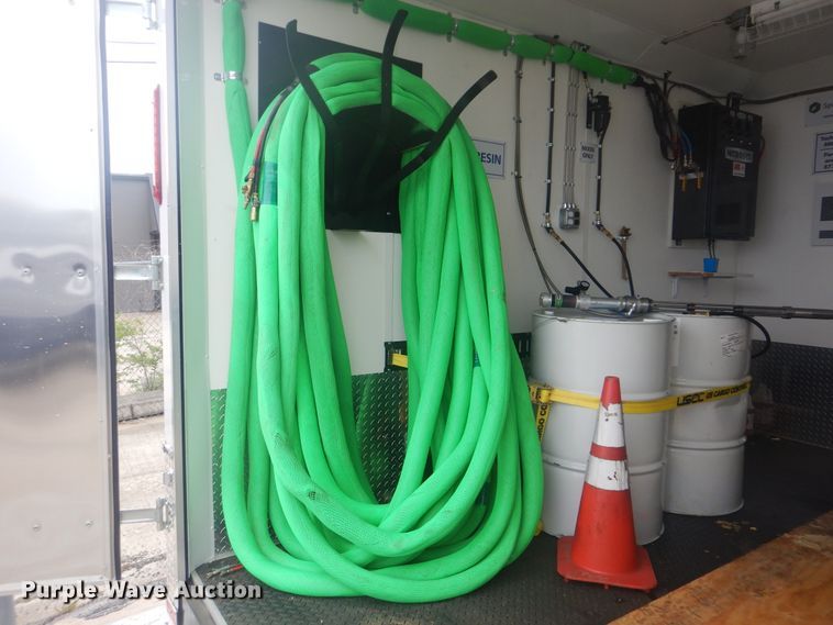 image for item DI2480 2018 Manley Metal Works spray foam trailer