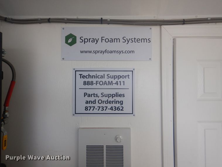 image for item DI2480 2018 Manley Metal Works spray foam trailer