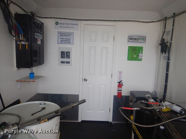 image for item DI2480 2018 Manley Metal Works spray foam trailer