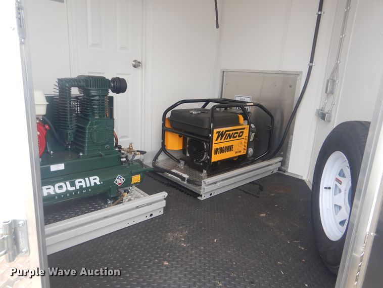 image for item DI2480 2018 Manley Metal Works spray foam trailer