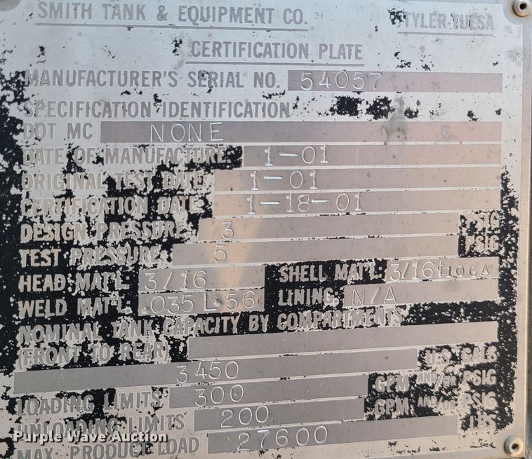 image for item EL9805 2008 International 4400 tank truck