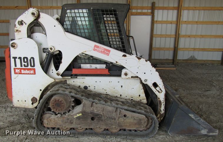 image for item FD9406 2012 Bobcat T190  tracked skid steer loader