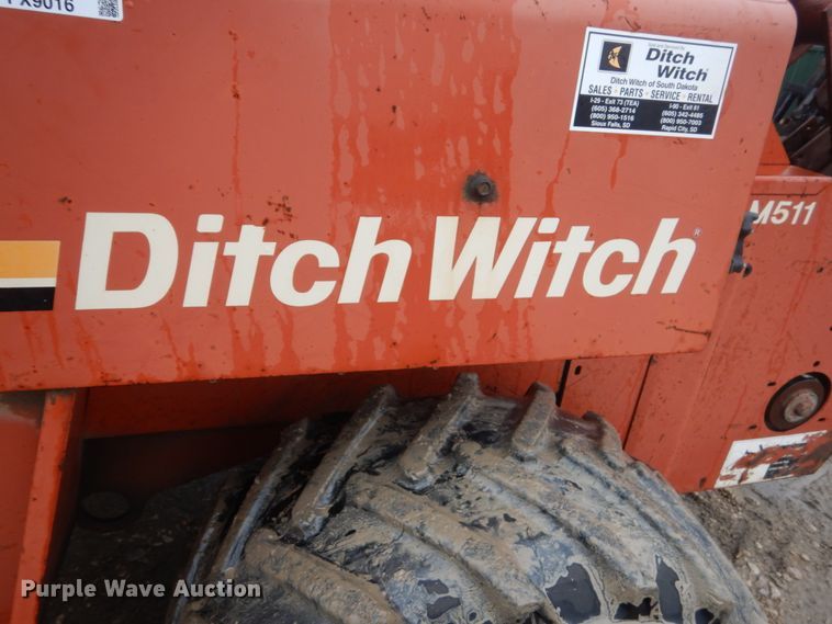image for item FX9016 Ditch Witch 5110 trencher and trailer