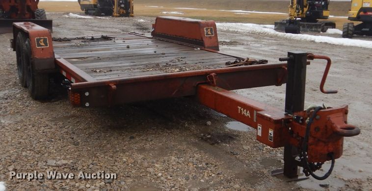 image for item FX9016 Ditch Witch 5110 trencher and trailer