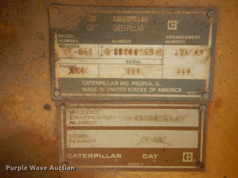 image for item FX9104 Caterpillar WE-851 windrow elevator