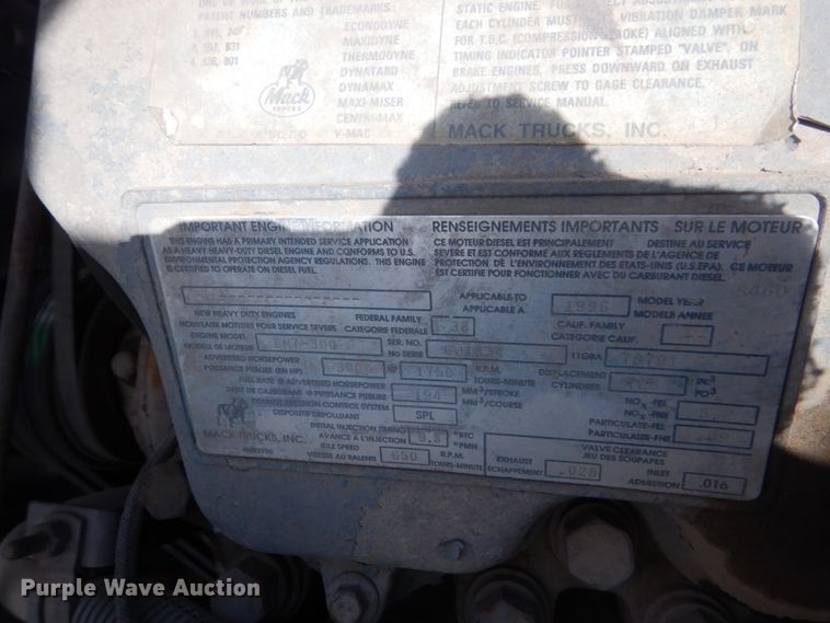 image for item FX9125 1997 Mack RD690S ready mix truck