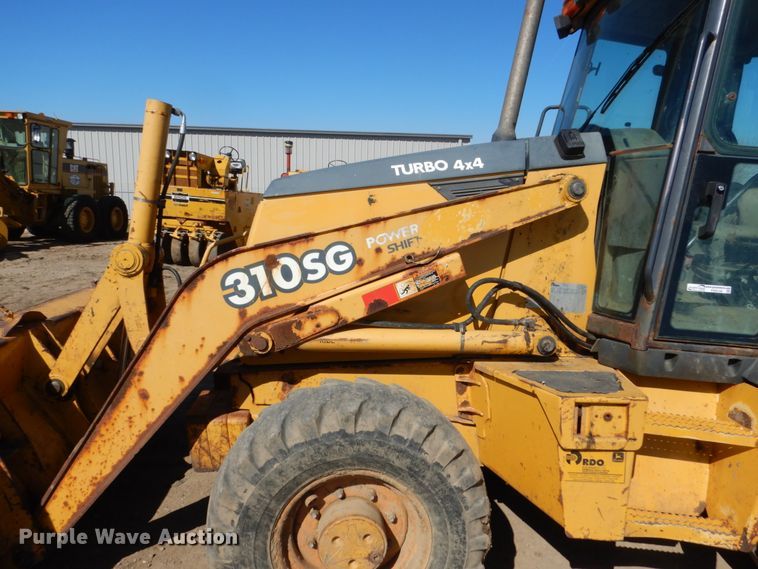 image for item FX9139 2002 John Deere 310G  backhoe