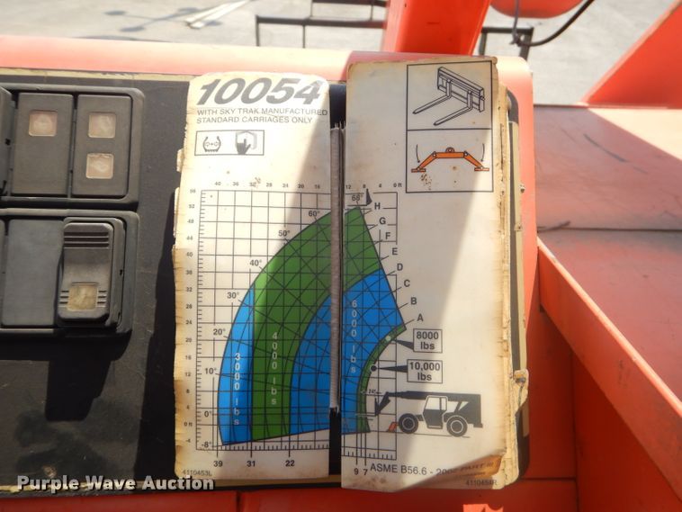 image for item GP9041 2006 Sky Trak 10054  telehandler