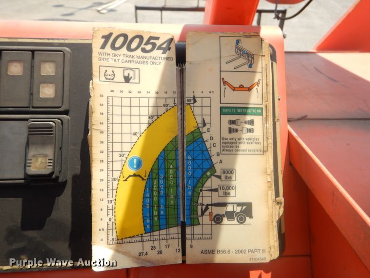 image for item GP9041 2006 Sky Trak 10054  telehandler