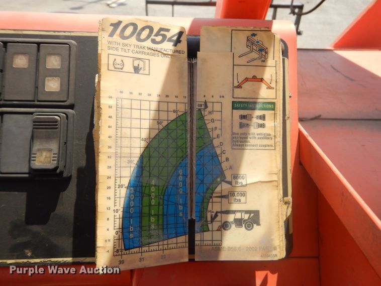 image for item GP9041 2006 Sky Trak 10054  telehandler