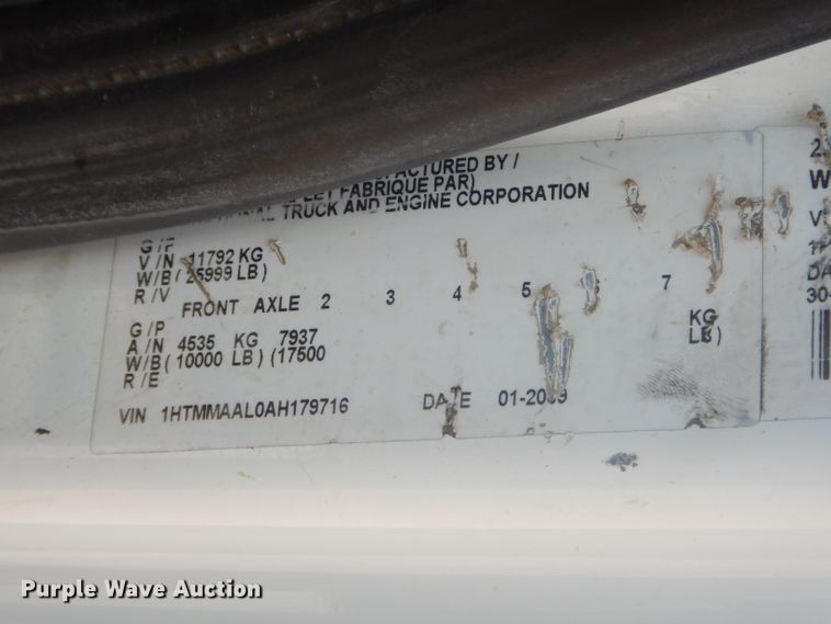 image for item GP9042 2010 International 4300 vacuum truck