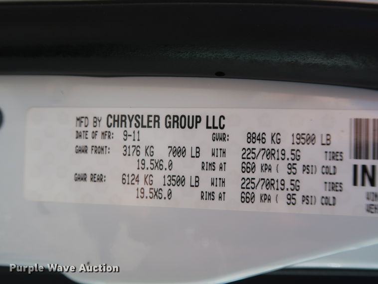 image for item GS9849 2012 Dodge Ram 5500HD bucket truck