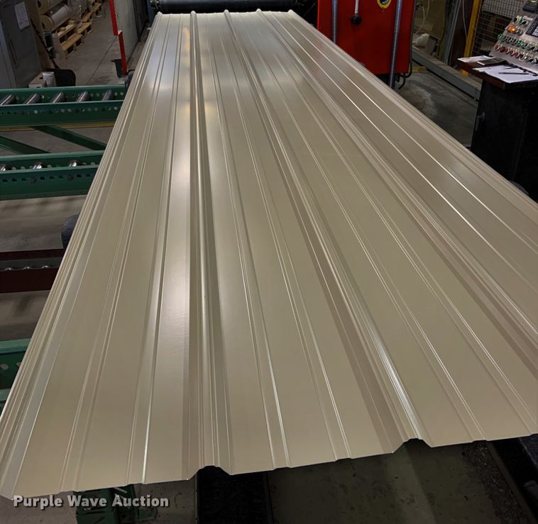 image for item H1365 (60) sheets of metal roofing/siding