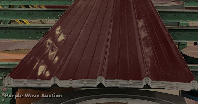 image for item H1368 (60) sheets of metal roofing/siding