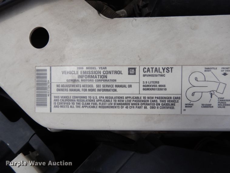 image for item DE5585 2006 Chevrolet Impala Police