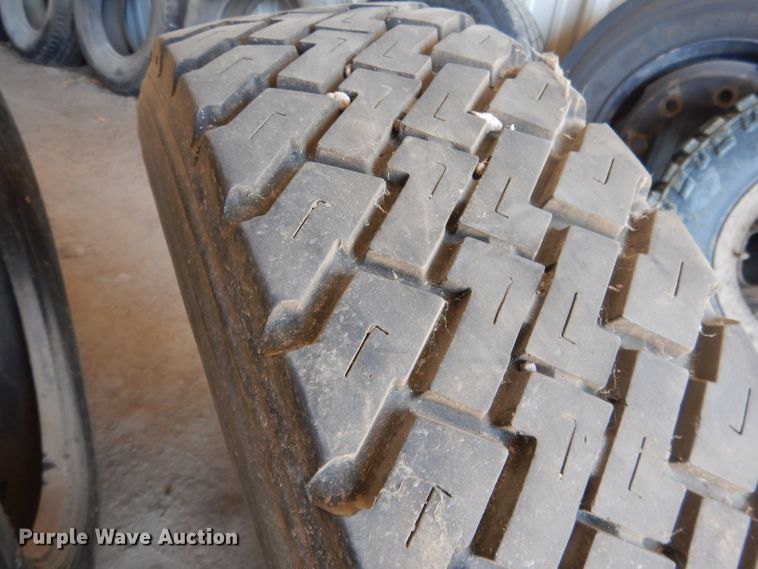 image for item DG5949 (3) 245/70R19.5 radial re-capped tires