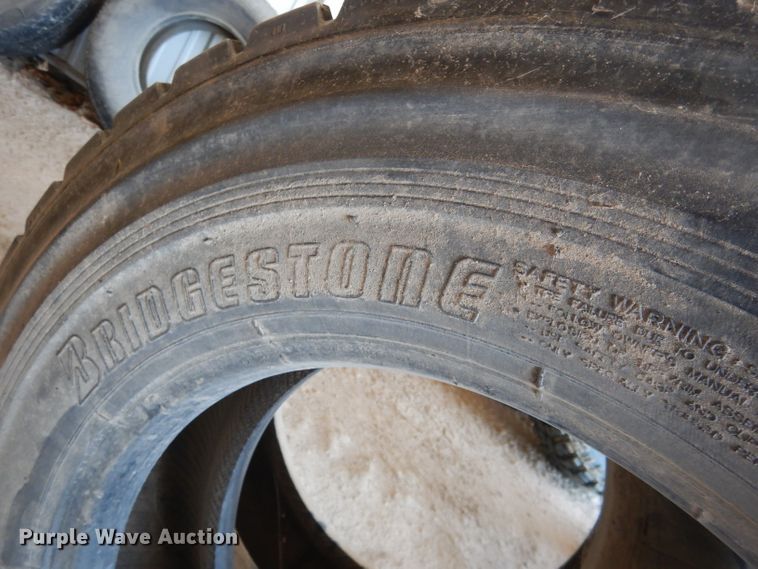 image for item DG5949 (3) 245/70R19.5 radial re-capped tires