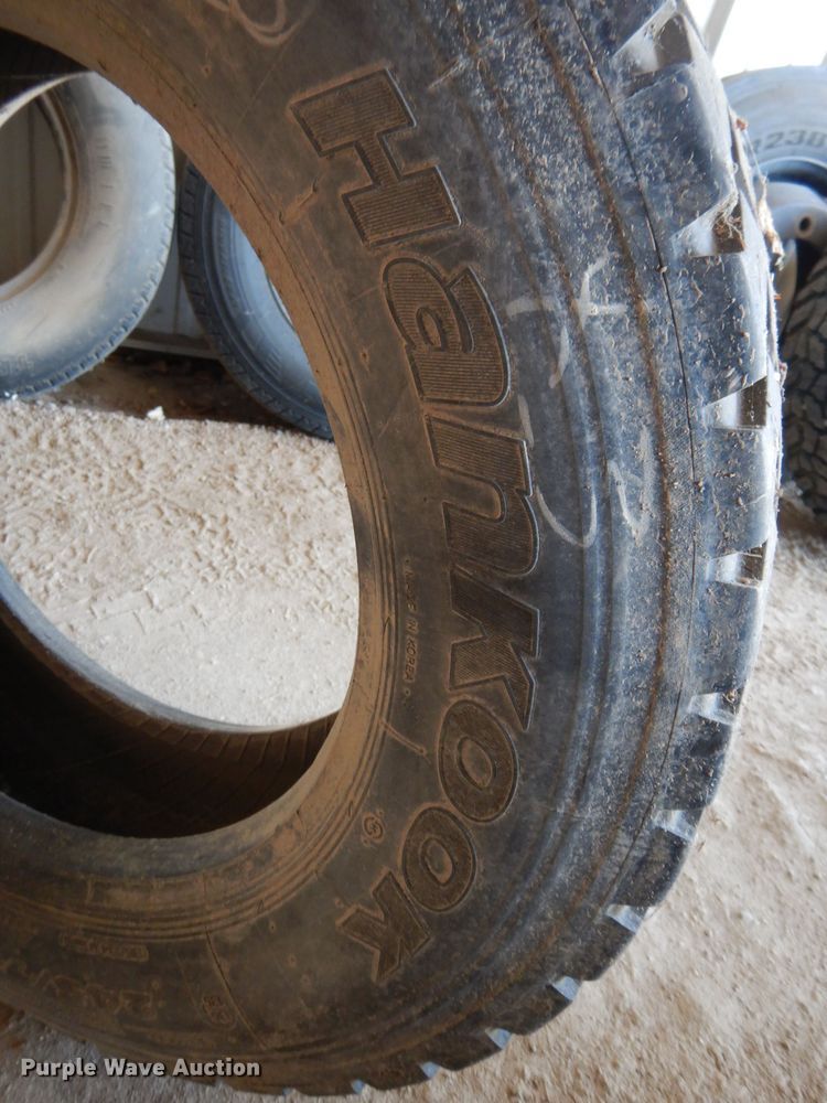 image for item DG5949 (3) 245/70R19.5 radial re-capped tires