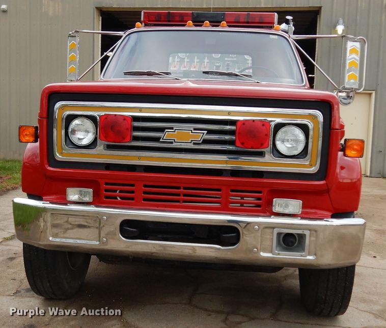 image for item DG6364 1990 Chevrolet C70 pumper fire truck