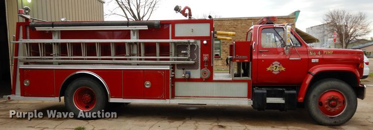 image for item DG6364 1990 Chevrolet C70 pumper fire truck