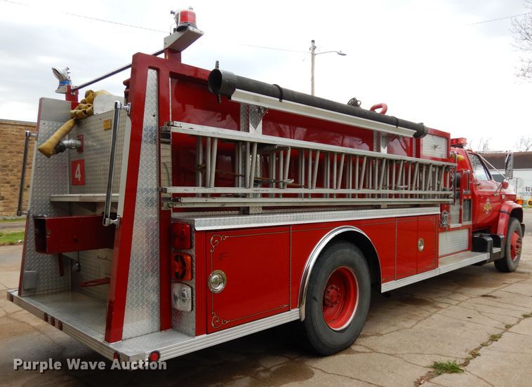 image for item DG6364 1990 Chevrolet C70 pumper fire truck
