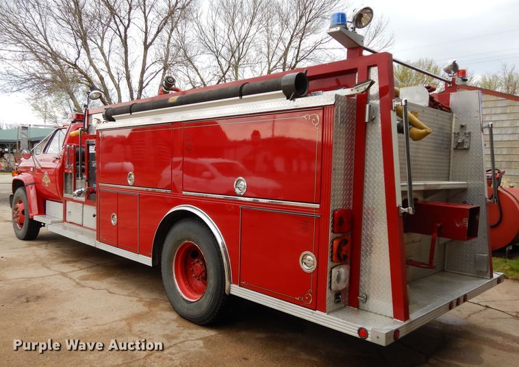 image for item DG6364 1990 Chevrolet C70 pumper fire truck