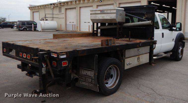 image for item DG6417 2011 Ford F450 Super Duty XL SuperCab flatbed truck