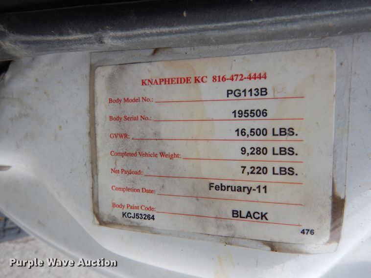 image for item DG6417 2011 Ford F450 Super Duty XL SuperCab flatbed truck