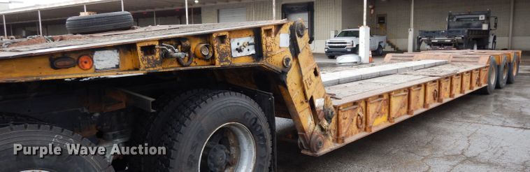 image for item DG6423 1985 Load King lowboy equipment trailer