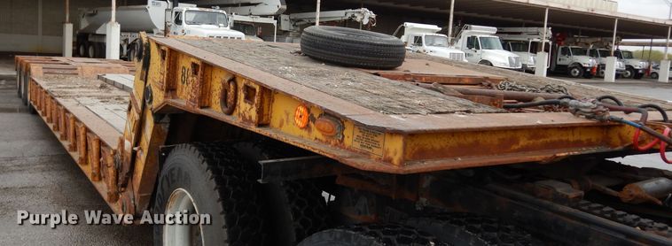 image for item DG6423 1985 Load King lowboy equipment trailer
