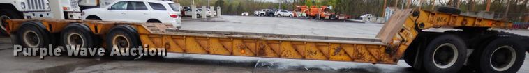 image for item DG6423 1985 Load King lowboy equipment trailer