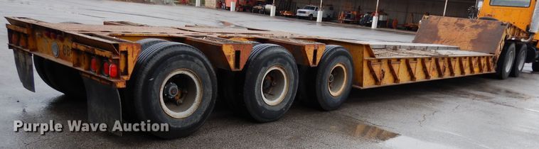 image for item DG6423 1985 Load King lowboy equipment trailer