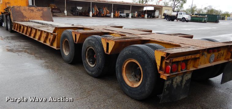 image for item DG6423 1985 Load King lowboy equipment trailer