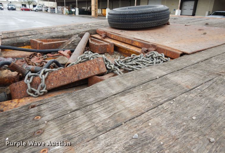 image for item DG6423 1985 Load King lowboy equipment trailer