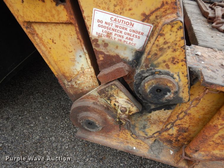 image for item DG6423 1985 Load King lowboy equipment trailer