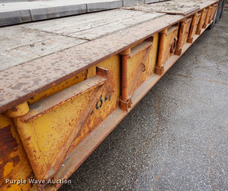 image for item DG6423 1985 Load King lowboy equipment trailer