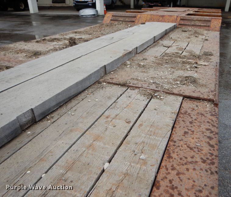 image for item DG6423 1985 Load King lowboy equipment trailer