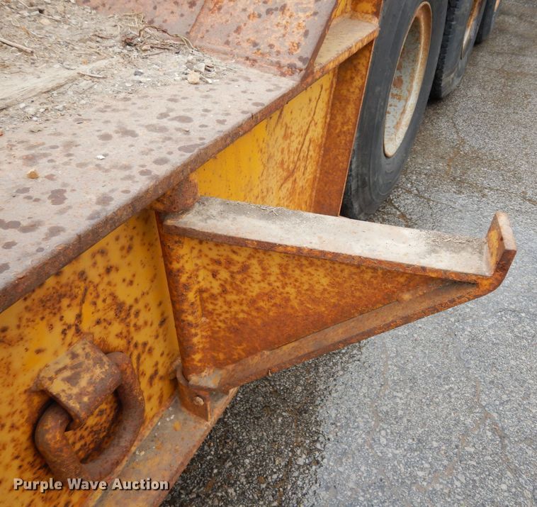 image for item DG6423 1985 Load King lowboy equipment trailer